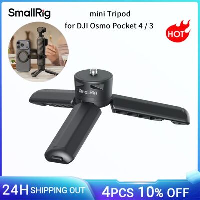 SmallRig Mini Statief voor DJI Osmo Pocket 4 / 3 / Action 6/5 Pro voor Actiecamera's 1/4"-20 Schroef, Draagvermogen 500g/17.6oz 6049 SmallRig Mini Statief voor DJI Osmo Pocket 4 / 3 / Action 6/5 Pro voor Actiecamera's 1/4"-20 Schroef, Draagvermogen 500g/17.6oz 6049