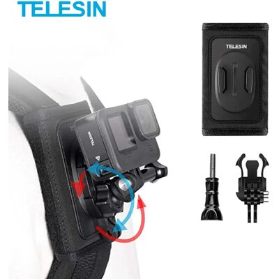 Telesin Dubbele J-Hook Beugel voor Rugzakriem - Action Camera Accessoires Telesin Dubbele J-Hook Beugel voor Rugzakriem - Action Camera Accessoires