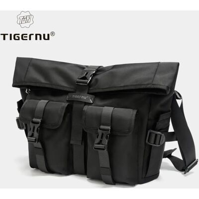 Tigernu Mode Messenger Bags Mannelijke schoudertassen 13,3 inch laptoptas Outdoor Crossbody tassen voor heren Fietstassen Jongens Messenger Black Tigernu Mode Messenger Bags Mannelijke schoudertassen 13,3 inch laptoptas Outdoor Crossbody tassen voor heren Fietstassen Jongens Messenger Black