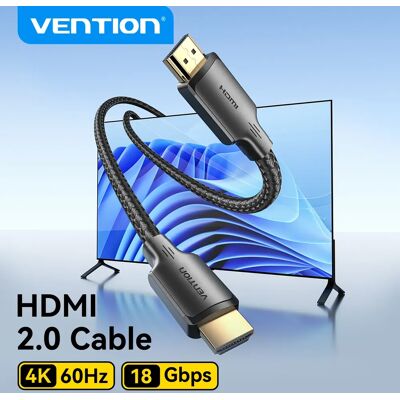VENTION HDMI 2.0 4K Kabel - 1M Zwart VENTION HDMI 2.0 4K Kabel - 1M Zwart
