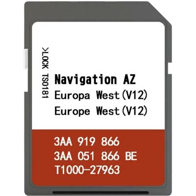 NAVINESA Originele SD-kaart Navigatie Europa West RNS 315 Navi Software 3AA 919 866, voor VW Platform AZ V12 Sat Nav Gratis Levering AZ V12 WEST NAVINESA Originele SD-kaart Navigatie Europa West RNS 315 Navi Software 3AA 919 866, voor VW Platform AZ V12 Sat Nav Gratis Levering AZ V12 WEST