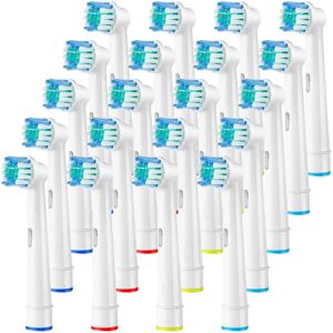 NONE Vervangende opzetborstels compatibel met Oral B Braun elektrische tandenborstels Opzetborstel vullingen 1000 1500 3000 7000 7500 8000 Colorful-20 Pcs NONE Vervangende opzetborstels compatibel met Oral B Braun elektrische tandenborstels Opzetborstel vullingen 1000 1500 3000 7000 7500 8000 Colorful-20 Pcs