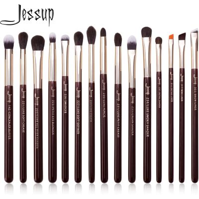 Jessup oogborstelset, 15 stuks, make-upborstels, natuurlijk en synthetisch materiaal, oogschaduwborstel, eyelinerborstel, borstel voor het verblenden van make-up, wenkbrauwborstel, concealerborstel, Jessup oogborstelset, 15 stuks, make-upborstels, natuurlijk en synthetisch materiaal, oogschaduwborstel, eyelinerborstel, borstel voor het verblenden van make-up, wenkbrauwborstel, concealerborstel,
