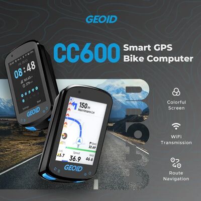 GEOID CC600 Kleurenscherm Fietscomputer Slimme navigatie GPS Draadloze fietssnelheidsmeter WIFI ANT+ 11 talen Fietsen Kilometerteller CC600 Computer GEOID CC600 Kleurenscherm Fietscomputer Slimme navigatie GPS Draadloze fietssnelheidsmeter WIFI ANT+ 11 talen Fietsen Kilometerteller CC600 Computer
