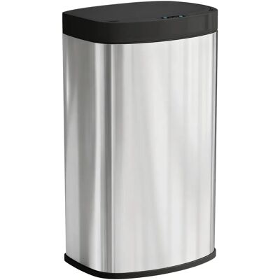 HOMCOM automatische keukenafvalbak 55L, soepel sluitende deksel, aanraakloze bewegingssensor, laadbaar HOMCOM automatische keukenafvalbak 55L, soepel sluitende deksel, aanraakloze bewegingssensor, laadbaar