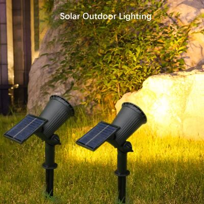 SHENZHITECH 9-LED's zonne-spots, buiten waterdicht, spotlichten, helderheid instelbaar voor tuin achtertuin oprit patio decor SHENZHITECH 9-LED's zonne-spots, buiten waterdicht, spotlichten, helderheid instelbaar voor tuin achtertuin oprit patio decor