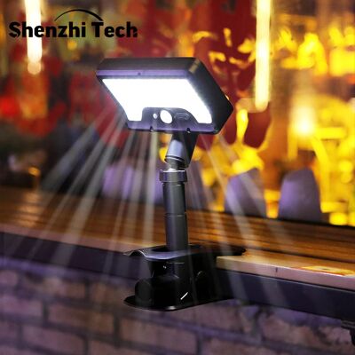 SHENZHITECH 92 LED zonne-clip-on bewegingssensorverlichting, LED-straatverlichting, IP65 waterdichte wandlamp, voor camping tuin tuintent terras buiten SHENZHITECH 92 LED zonne-clip-on bewegingssensorverlichting, LED-straatverlichting, IP65 waterdichte wandlamp, voor camping tuin tuintent terras buiten