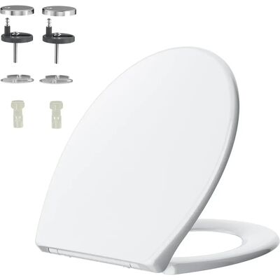 NONE Nano Glaze Toiletbril Hoge kwaliteit Duroplast Automatische afvoer Ergonomische toiletbril Niet vergelkt Universele toiletbril Wit Soft Close toiletdeksel Voor badkamer White NONE Nano Glaze Toiletbril Hoge kwaliteit Duroplast Automatische afvoer Ergonomische toiletbril Niet vergelkt Universele toiletbril Wit Soft Close toiletdeksel Voor badkamer White