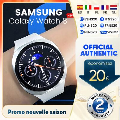 Samsung Galaxy Watch 8 Smartwatch Sliver Samsung Galaxy Watch 8 Smartwatch Sliver