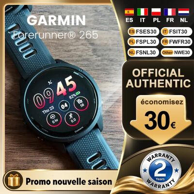 Garmin Forerunner 265 Smartwatch Black Garmin Forerunner 265 Smartwatch Black