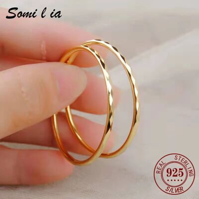 Somi l ia Somilia-Vrouwen Grote Hoepel Oorbellen, Nieuwe Collectie 100% 925 Sterling Zilveren Sieraden Mode Women18K Gouden Серьги Кольца Somi l ia Somilia-Vrouwen Grote Hoepel Oorbellen, Nieuwe Collectie 100% 925 Sterling Zilveren Sieraden Mode Women18K Gouden Серьги Кольца