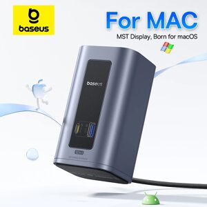 Baseus USB C HUB voor Mac 12-in-1 DisplayPort HDMI 4K@60Hz MST Display voor macOS Windows Docking Station USB 3.2 RJ45 PD 100W Hub 12-in-1 HUB For MAC Baseus USB C HUB voor Mac 12-in-1 DisplayPort HDMI 4K@60Hz MST Display voor macOS Windows Docking Station USB 3.2 RJ45 PD 100W Hub 12-in-1 HUB For MAC