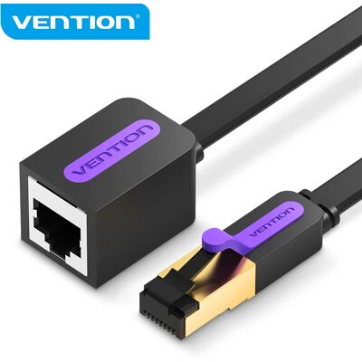 Vention Ventie Cat7 Ethernet Verlengkabel RJ45 Cat7/Cat6 Man-vrouw Rj45 Ethernet Extender Adapter voor PC Laptop Ethernet kabel Vention Ventie Cat7 Ethernet Verlengkabel RJ45 Cat7/Cat6 Man-vrouw Rj45 Ethernet Extender Adapter voor PC Laptop Ethernet kabel