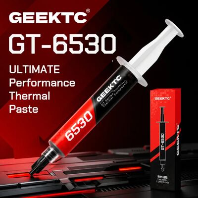 GEEKTC GT6530 (4g,10g) Ultieme prestatie thermische pasta voor CPU's, GPU's, consoles, grafische kaarten, laptops, processors, thermisch vet GT-6530 10g GT6530 GEEKTC GT6530 (4g,10g) Ultieme prestatie thermische pasta voor CPU's, GPU's, consoles, grafische kaarten, laptops, processors, thermisch vet GT-6530 10g GT6530