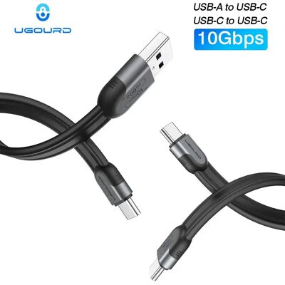 UGOURD USB3.2 10Gbps Kabel USB A naar USB C Sync Oplaad- en Gegevens Kabel USB3 Type C naar C 60W 0.15m 0.5m 1m 2m 3m Voor Multiport Hub Dock U0043 A to C UGOURD USB3.2 10Gbps Kabel USB A naar USB C Sync Oplaad- en Gegevens Kabel USB3 Type C naar C 60W 0.15m 0.5m 1m 2m 3m Voor Multiport Hub Dock U0043 A to C