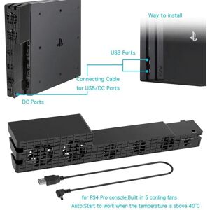 AyeBeau Basisventilatorstandaard voor Sony PS4 Pro Slim Game Console Playstation Playstation PS4 Koeling Ondersteuning Koeler Accessoires Houder Gaming For PS4 Slim AyeBeau Basisventilatorstandaard voor Sony PS4 Pro Slim Game Console Playstation Playstation PS4 Koeling Ondersteuning Koeler Accessoires Houder Gaming For PS4 Slim
