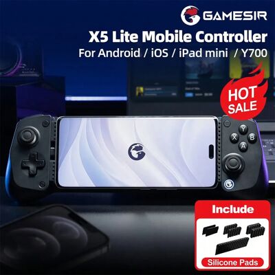 GameSir X5 Lite Mobiele Gaming Controller Telefoon Gamepads voor iPhone 17 16 15 Serie IOS iPad Mini Y700 Android Tablet Controle Pink GameSir X5 Lite Mobiele Gaming Controller Telefoon Gamepads voor iPhone 17 16 15 Serie IOS iPad Mini Y700 Android Tablet Controle Pink