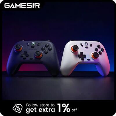 GameSir Nova Lite Switch Controller Hall Effect Gamepad voor Nintendo Switch, iPhone, Android Mobiele Telefoon, Windows PC, Steam Transparent Black GameSir Nova Lite Switch Controller Hall Effect Gamepad voor Nintendo Switch, iPhone, Android Mobiele Telefoon, Windows PC, Steam Transparent Black