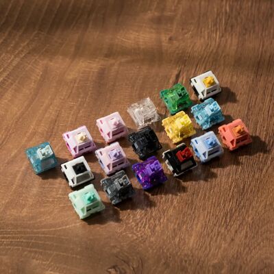 Akko V3 Pro Schakelaars Tactiele/Lineaire Schakelaar voor Mechanisch Toetsenbord 45 Stuks Pack Vervangbare Outemu Gateron Cherry MX Sleutelschakelaar Green Fog Akko V3 Pro Schakelaars Tactiele/Lineaire Schakelaar voor Mechanisch Toetsenbord 45 Stuks Pack Vervangbare Outemu Gateron Cherry MX Sleutelschakelaar Green Fog