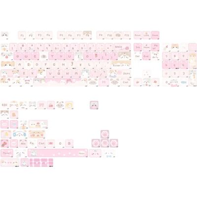 EPOMAKER KiiBOOM X Maorbeng Meow Meow Squad Keycaps 141 toetsen PBT MAO profiel keycaps set voor mechanisch gamingtoetsenbord EPOMAKER KiiBOOM X Maorbeng Meow Meow Squad Keycaps 141 toetsen PBT MAO profiel keycaps set voor mechanisch gamingtoetsenbord