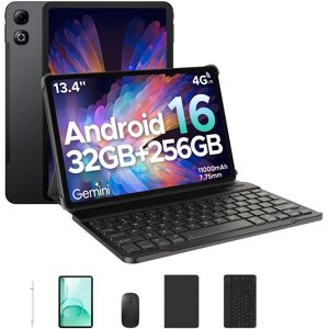 DOOGEE Tab G6 Max Tablet Android 16 32 GB + 256 GB 13,4 '' 90 Hz Display 11000 mAh Batterij 7,7 mm Ultradunne UNISOC T7280 Widevine L1 6GB 256GB Blue DOOGEE Tab G6 Max Tablet Android 16 32 GB + 256 GB 13,4 '' 90 Hz Display 11000 mAh Batterij 7,7 mm Ultradunne UNISOC T7280 Widevine L1 6GB 256GB Blue