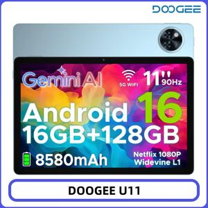 DOOGEE U11 Tablet 11 inch ultraheldere 90Hz scherm 16GB 128GB 8580mAh batterij Unisoc T7200 dubbele luidspreker Widevine L1 Android 16 tablet VIP Edition Blue DOOGEE U11 Tablet 11 inch ultraheldere 90Hz scherm 16GB 128GB 8580mAh batterij Unisoc T7200 dubbele luidspreker Widevine L1 Android 16 tablet VIP Edition Blue