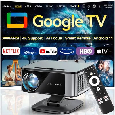 HORLAT Hotsale 45000 Lumen 4K UHD Android Projector Laser TOF Focus WiFi 6 1080P Full HD Daglicht Home Theater Filmprojector T10PRO Bracket HORLAT Hotsale 45000 Lumen 4K UHD Android Projector Laser TOF Focus WiFi 6 1080P Full HD Daglicht Home Theater Filmprojector T10PRO Bracket