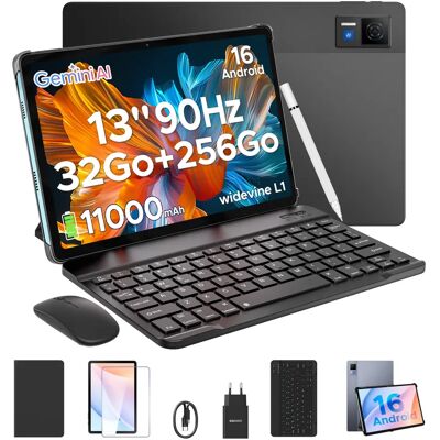 DOOGEE U13 2-in-1 Tablet PC Android 16 13'' scherm 32GB (6GB+36GB) 256GB 11000mAh batterij Quad speakers UNISOC T7280 Widevine L1 6GB 256GB Gray Set DOOGEE U13 2-in-1 Tablet PC Android 16 13'' scherm 32GB (6GB+36GB) 256GB 11000mAh batterij Quad speakers UNISOC T7280 Widevine L1 6GB 256GB Gray Set