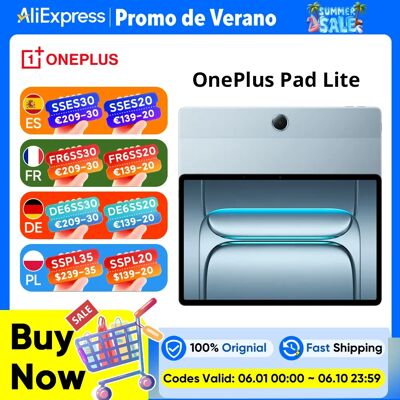 Algemene versie OnePlus Pad Lite tablet 11 inch 90 Hz oogzorgdisplay 9340 mAh supergrote batterij MediaTek Helio G100 Aero Blue Algemene versie OnePlus Pad Lite tablet 11 inch 90 Hz oogzorgdisplay 9340 mAh supergrote batterij MediaTek Helio G100 Aero Blue