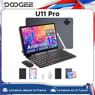 Globale versie DOOGEE U11 Pro Android 16 Tablet 30GB(6+24) 256GB 11" HD 90Hz scherm 8580mAh batterij Unisoc T7200 Widevine L1 Blue Full Set Globale versie DOOGEE U11 Pro Android 16 Tablet 30GB(6+24) 256GB 11" HD 90Hz scherm 8580mAh batterij Unisoc T7200 Widevine L1 Blue Full Set