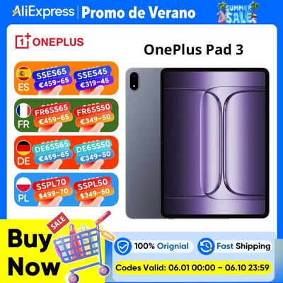 Algemene versie OnePlus Pad 3 Snapdragon 8 Elite 13,2 inch 144 Hz scherm 12140 mAh batterij 13 MP achteruitrijcamera 8 luidsprekers 80 W opladen Frosted Silver Algemene versie OnePlus Pad 3 Snapdragon 8 Elite 13,2 inch 144 Hz scherm 12140 mAh batterij 13 MP achteruitrijcamera 8 luidsprekers 80 W opladen Frosted Silver