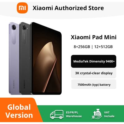 Globale versie Xiaomi Pad Mini Tablet MediaTek Dimensity 9400+ processor 8,8 inch 3K 165Hz scherm 7500mAh grote batterij 67W HyperCh Paars Globale versie Xiaomi Pad Mini Tablet MediaTek Dimensity 9400+ processor 8,8 inch 3K 165Hz scherm 7500mAh grote batterij 67W HyperCh Paars