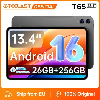 Teclast T65 13,4 inch 2K 120Hz scherm Unisoc T7280 Octa Core Max. 26GB RAM 256GB ROM 10000mAh Android 16 Tablets Dual SIM 4G LTE Tablet Teclast T65 13,4 inch 2K 120Hz scherm Unisoc T7280 Octa Core Max. 26GB RAM 256GB ROM 10000mAh Android 16 Tablets Dual SIM 4G LTE Tablet