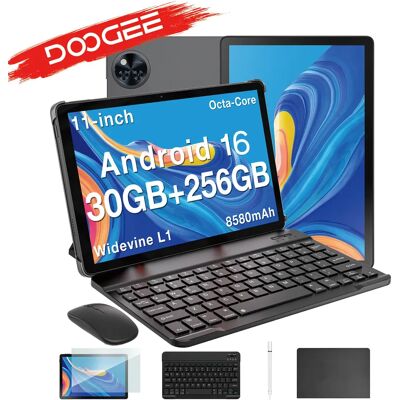 Doogee U11 Pro Android 16, wereldwijde versie, tablet-pc met 90 Hz scherm, 11 inch, 30 GB (6+24), 256 GB, 8580 mAh batterij. Gray Tablet Only Doogee U11 Pro Android 16, wereldwijde versie, tablet-pc met 90 Hz scherm, 11 inch, 30 GB (6+24), 256 GB, 8580 mAh batterij. Gray Tablet Only