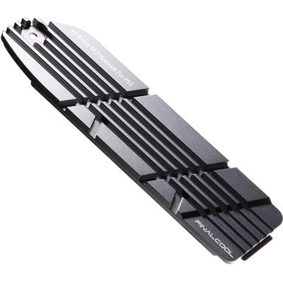 FinalCool IceArmor PS5 koellichaam voor PS5 interne PCIe M.2 NVMe 4.0 gaming SSD, ontworpen magnesiumaluminiumlegering FinalCool IceArmor PS5 koellichaam voor PS5 interne PCIe M.2 NVMe 4.0 gaming SSD, ontworpen magnesiumaluminiumlegering