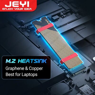 JEYI M.2 koperen SSD-koellichaam met grafeenlaag, M2 NVMe NGFF 2280-aandrijfkoeler Solid State Drive-radiator voor laptop PC PS5 co-graphene 2 JEYI M.2 koperen SSD-koellichaam met grafeenlaag, M2 NVMe NGFF 2280-aandrijfkoeler Solid State Drive-radiator voor laptop PC PS5 co-graphene 2