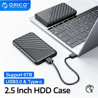 ORICO 2.5 inch harde schijf behuizing, 2.5 inch HDD behuizing, USB Type-C SATA 5Gbps voor SSD HDD 9.5/7mm externe harde schijf behuizing voor pc Type-C 6Gbps ORICO 2.5 inch harde schijf behuizing, 2.5 inch HDD behuizing, USB Type-C SATA 5Gbps voor SSD HDD 9.5/7mm externe harde schijf behuizing voor pc Type-C 6Gbps