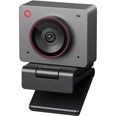 OBSBOT Meet 2-4K webcam voor pc met 1/2" sensor, AI-framing en autofocus, schoonheidsmodus, lichtgewicht, HDR, webcam met microfoon, Grey OBSBOT Meet 2-4K webcam voor pc met 1/2" sensor, AI-framing en autofocus, schoonheidsmodus, lichtgewicht, HDR, webcam met microfoon, Grey