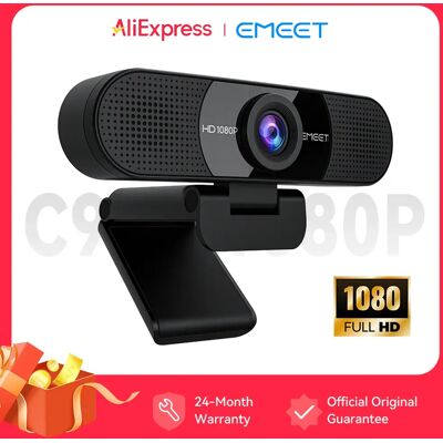 EMEET C960 1080P webcam met 2 microfoons, 90 ° FOV, vaste focus, plug&play computercamera voor Zoom/Teams/Facetime/Google Meet/Switch C960 1080P Webcam EMEET C960 1080P webcam met 2 microfoons, 90 ° FOV, vaste focus, plug&play computercamera voor Zoom/Teams/Facetime/Google Meet/Switch C960 1080P Webcam