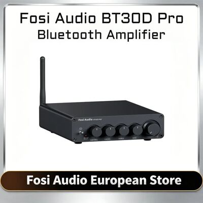 Fosi Audio BT30D PRO Bluetooth Hi-Res Audioversterker 2.1 Kanaals HiFi Stereo Amp Audio-ontvanger voor Speaker Subwoofer 165 Wx2 + 350W BT30D-PRO-EU-32V Fosi Audio BT30D PRO Bluetooth Hi-Res Audioversterker 2.1 Kanaals HiFi Stereo Amp Audio-ontvanger voor Speaker Subwoofer 165 Wx2 + 350W BT30D-PRO-EU-32V