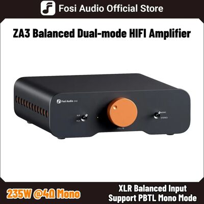 Fosi Audio Stereo Versterker TPA3255 Klasse D HiFi Audioversterker voor Passieve Bookshelf Luidsprekers met XLR/RCA/Gebalanceerde Ingang No Power Supply Fosi Audio Stereo Versterker TPA3255 Klasse D HiFi Audioversterker voor Passieve Bookshelf Luidsprekers met XLR/RCA/Gebalanceerde Ingang No Power Supply