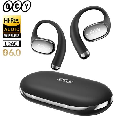 QCY Crossky R70 open oor draadloze hoofdtelefoon Hi-Res met LDAC OWS-oortelefoon Bass Boost Bluetooth 6.0 oorhaak sportoordopjes 52 uur CT02-LGREY QCY Crossky R70 open oor draadloze hoofdtelefoon Hi-Res met LDAC OWS-oortelefoon Bass Boost Bluetooth 6.0 oorhaak sportoordopjes 52 uur CT02-LGREY