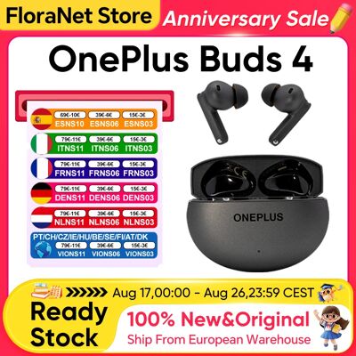 OnePlus Buds 4 TWS oordopjes met 55dB ANC, dubbele drivers, LHDC 5.0 Hi-Res, 45 uur batterijduur, Bluetooth 5.4, IP55 en AI-ruisonderdrukking tijdens gesprekken. Space Gray OnePlus Buds 4 TWS oordopjes met 55dB ANC, dubbele drivers, LHDC 5.0 Hi-Res, 45 uur batterijduur, Bluetooth 5.4, IP55 en AI-ruisonderdrukking tijdens gesprekken. Space Gray