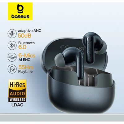 Baseus EP10 Pro ANC Oordopjes Draadloze Bluetooth 6.0 Oortelefoons 50dB Realtime Adaptieve Hoofdtelefoon 6 Mic Hi-Res LDAC IP55 Oordopjes Blue Baseus EP10 Pro ANC Oordopjes Draadloze Bluetooth 6.0 Oortelefoons 50dB Realtime Adaptieve Hoofdtelefoon 6 Mic Hi-Res LDAC IP55 Oordopjes Blue