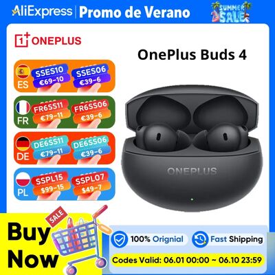 Algemene versie OnePlus Buds 4 echte draadloze oortelefoon tot 55 dB Ruisonderdrukkende ANC Dual Drivers met dubbele DAC's Bluetooth 5.4 Storm Gray Algemene versie OnePlus Buds 4 echte draadloze oortelefoon tot 55 dB Ruisonderdrukkende ANC Dual Drivers met dubbele DAC's Bluetooth 5.4 Storm Gray