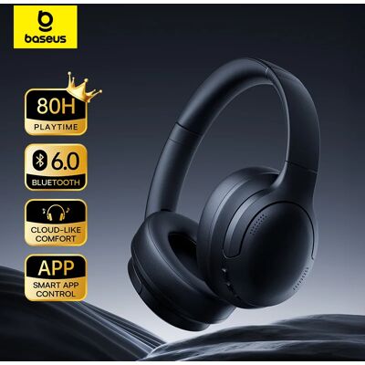 Baseus ENC Draadloze Hoofdtelefoon Bluetooth 6.0 Clear Call Headset Super Bass Hit Oordopjes 80 uur Speeltijd Over-Ear Headset White Baseus ENC Draadloze Hoofdtelefoon Bluetooth 6.0 Clear Call Headset Super Bass Hit Oordopjes 80 uur Speeltijd Over-Ear Headset White