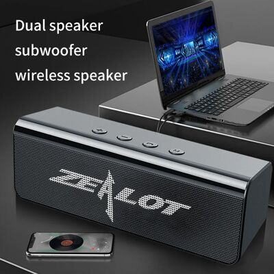 Zealot Draadloze Draagbare Speaker - Buitenbas TWS 1800mAh Zealot Draadloze Draagbare Speaker - Buitenbas TWS 1800mAh