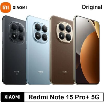 Xiaomi Redmi Note 15 Pro+ 5G Global Version Snapdragon 7s Gen 4 NFC 6500mAh Monster Batterij 6.83" CrystalRes AMOLED Smartphone zwart Xiaomi Redmi Note 15 Pro+ 5G Global Version Snapdragon 7s Gen 4 NFC 6500mAh Monster Batterij 6.83" CrystalRes AMOLED Smartphone zwart