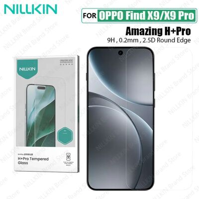 Nillkin Voor OPPO Find X9 / X9 Pro Gehard Glas Verbazingwekkende H + PRO Anti-Explosie 2.5D 9H Screen Protector Voor OPPO Find X9 Pro Film Nillkin Voor OPPO Find X9 / X9 Pro Gehard Glas Verbazingwekkende H + PRO Anti-Explosie 2.5D 9H Screen Protector Voor OPPO Find X9 Pro Film