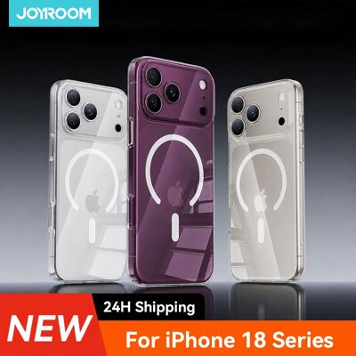 Joyroom voor iPhone 18 17 pro Max Transparante Hoes Compatibel met Magsafe Anti-Geel Magnetische Telefoon Harde Transparante Hoes voor iPhone Joyroom voor iPhone 18 17 pro Max Transparante Hoes Compatibel met Magsafe Anti-Geel Magnetische Telefoon Harde Transparante Hoes voor iPhone